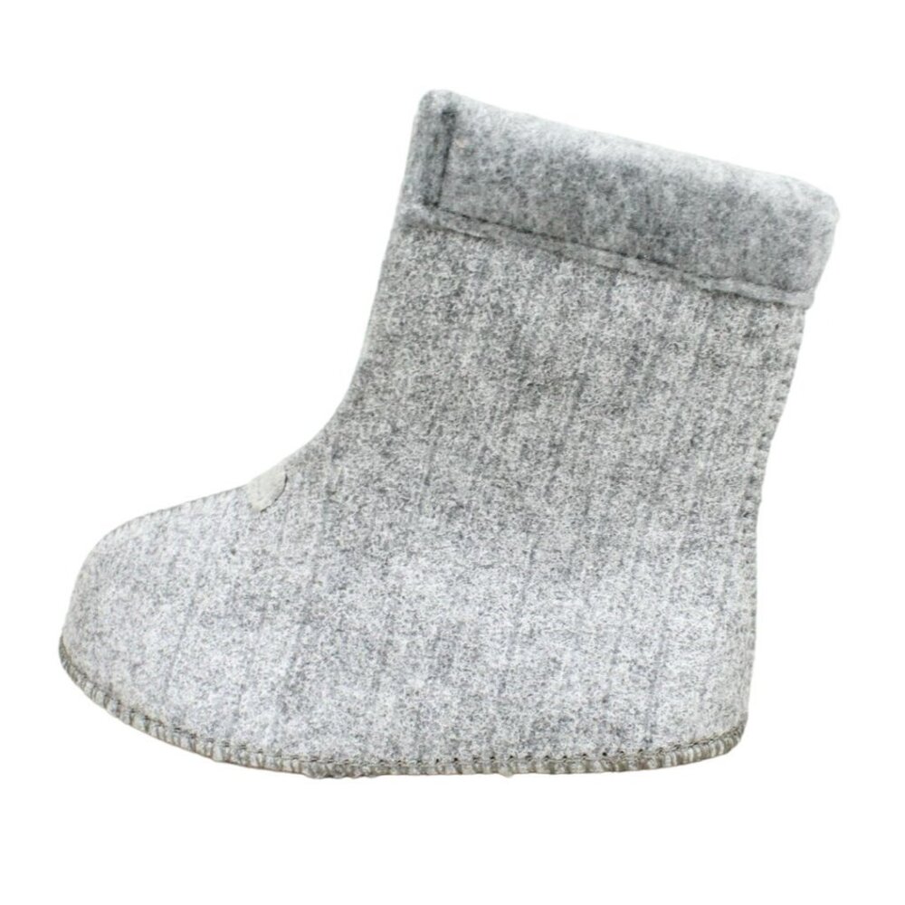 LL Bean Gray Recycled Felt Winter Snow Boot Replacement Liners Inserts 9